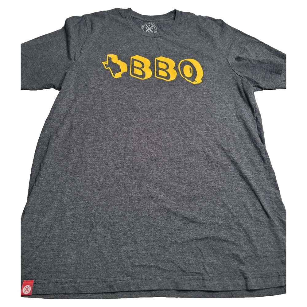 Tumbleweed Texstyles Texas BBQ Short Sleeve T-Shirt‎ Men's XL Gray